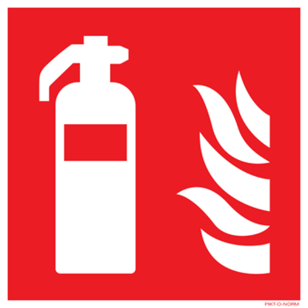 Kunststof pictogram brandblusser