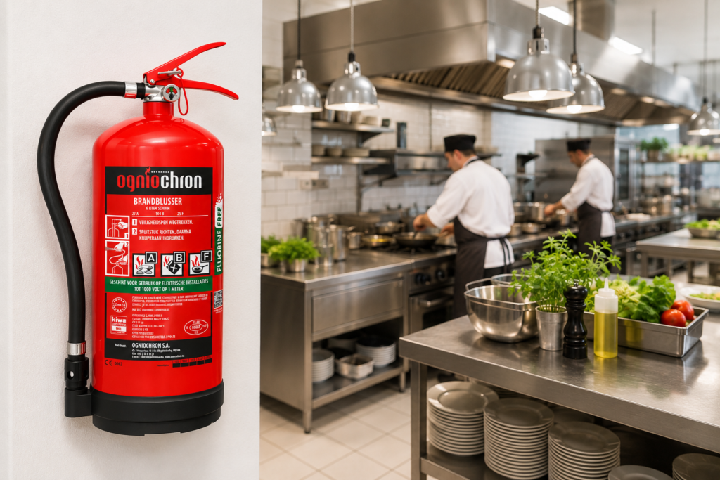 Brandblusser verplicht horeca