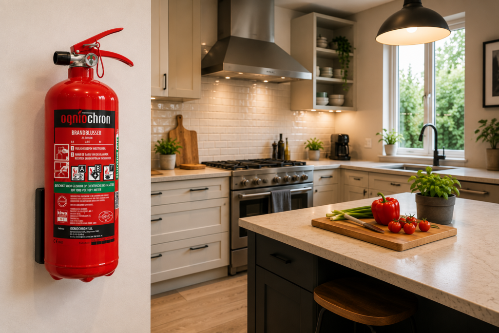 Vetbrandblusser de juiste brandblusser voor in uw keuken